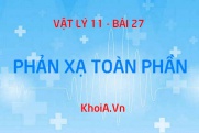 Phản xạ toàn phần: Công thức tính góc giới hạn, điều kiện để có phản xạ toàn phần và ứng dụng - Vật lý 11 bài 27